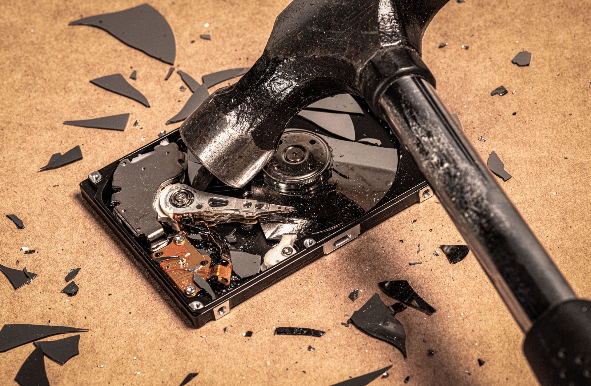Destroying data